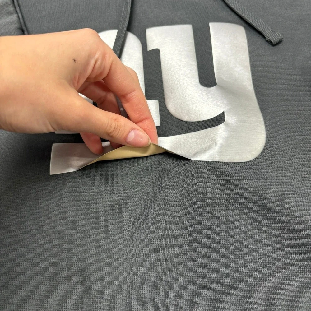 NFL New York Giants Sweatshirt Nike Gray Mens L Mini Swoosh Therma Fit‎ Hoodie